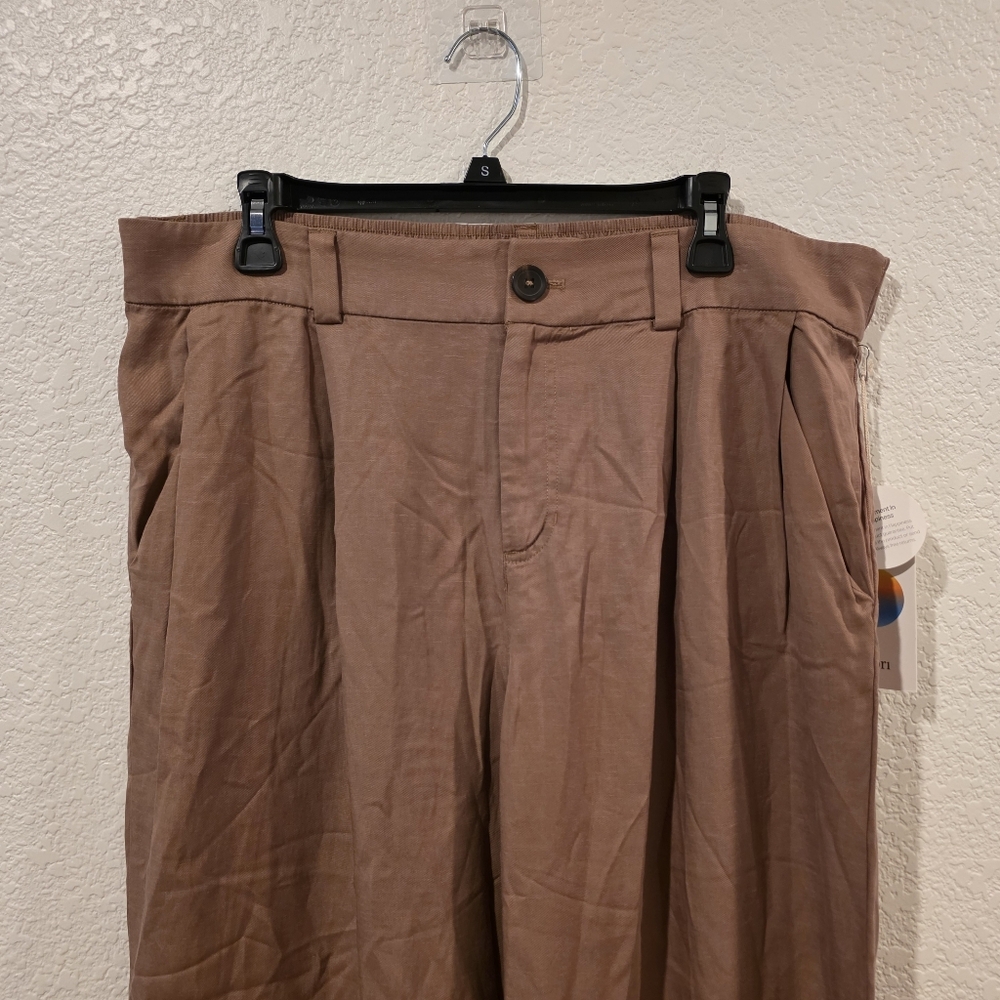 Vuori Trestles Twill Wideleg Pants XL Nutmeg NWT NEW - Picture 6 of 11